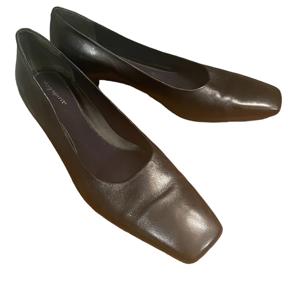 Easy Spirit black‎ pumps, square toe, size 8